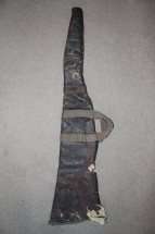 WW2 ARMY AIR FORCES RIFLE BAG - THE GENUINE WOOL LINER INSIDE - LENGTH 115CM - CONDITION: USED