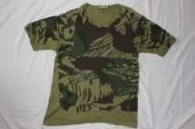 RHODESIAN CAMO T-SHIRT - MAKERS LABEL MONOGRAM - SIZE SMALL MEASURES 51CM ARMPIT TO ARMPIT