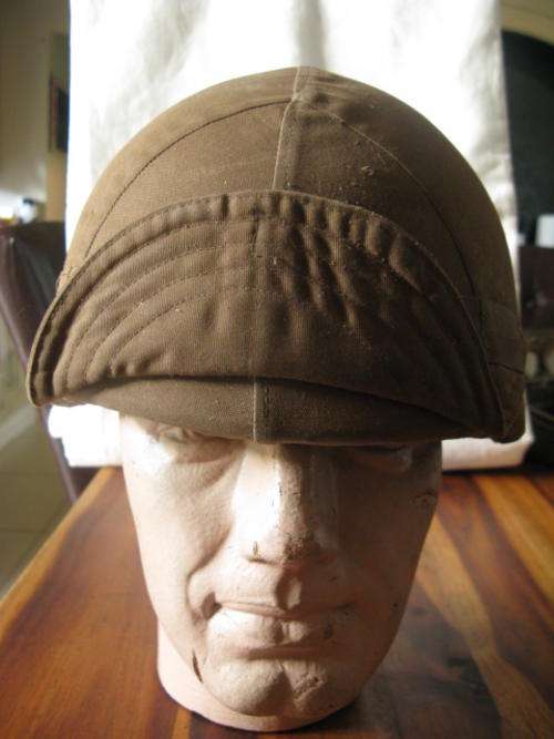 SADF KEVLAR PARACHUTE M83 HELMET - LOCALLY PRODUCED AND A VERSION OF THE ISRAEL KEULER HELMET AT THE