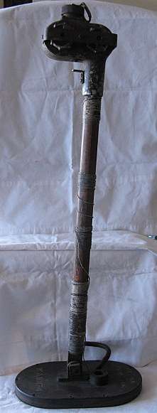 WW2 LANDMINE DETECTOR FRONT PIECE - TOTAL LENGTH 68CM