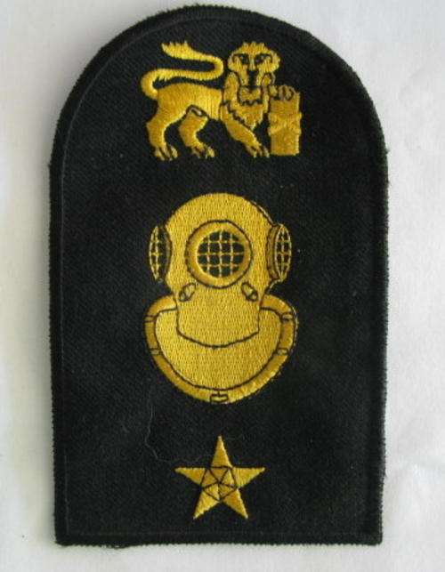 SA NAVY DIVERS PATCH FOR WINTER UNIFORM