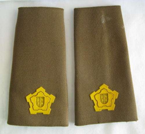 ARMY MAJOR EMBOSSED RANK SLIP-ON PAIR