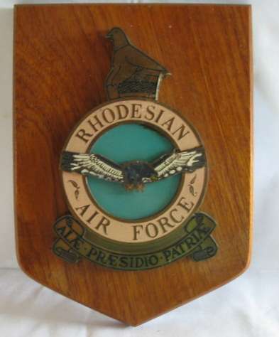 RHODESIAN AIR FORCE PLAQUE