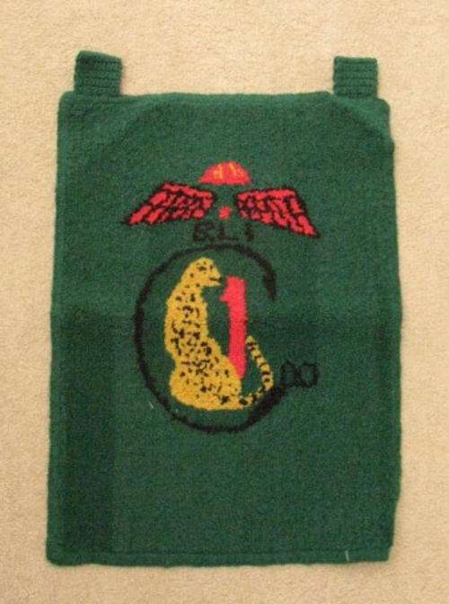 RHODESIA LIGHT INFANTRY WALL HANGER - ORIGINAL PERIOD ITEM - MEASURES 38 X 52CM