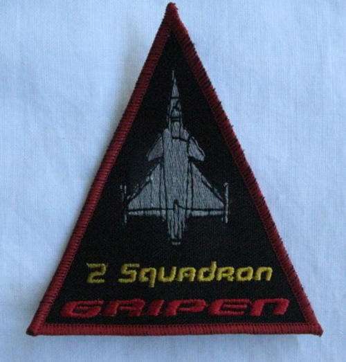 SAAF 2 SQUADRON GRIPEN PATCH