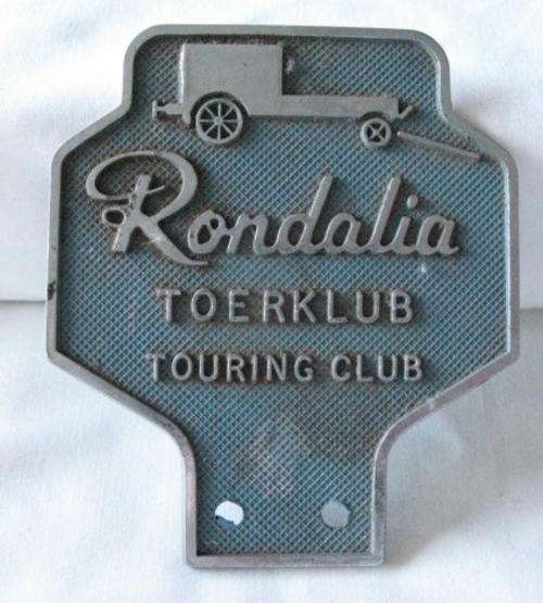 RONDALIA TOURING CLUB CAR BADGE