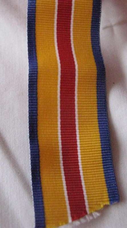 MINIATURE SIZE DANDF OPERATIONAL SERVICE MEDAL RIBBON - LENGTH 29CM
