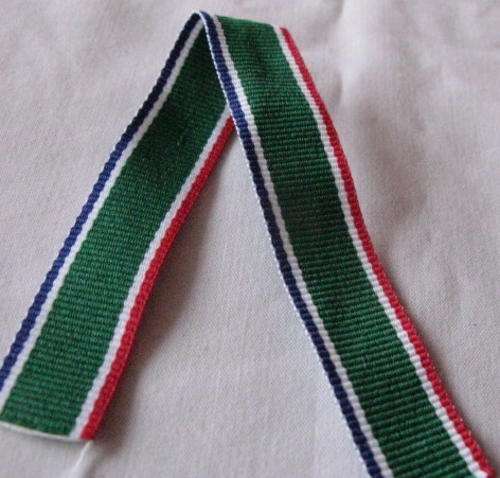 SANDF MEDAL FOR LOYAL SERVICE MINIATURE MEDAL RIBBON - LENGTH 16.5CM