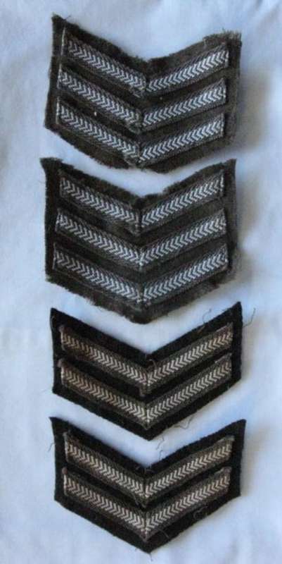 SA BORDER WAR PERIOD RANK PAIRS FOR CORPORAL AND SERGEANT
