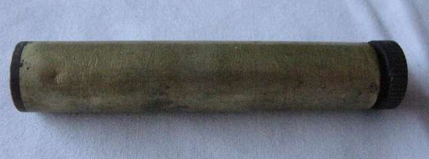 VINTAGE BRASS RIFLE OIL CANISTER FOR A .303 RIFLE