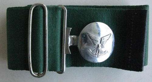 RHODESIAN SELOUS SCOUTS STABLE BELT WITH REUTELER MAKERS MARK - EXTENDED LENGTH 101CM - GOOD CONDI-