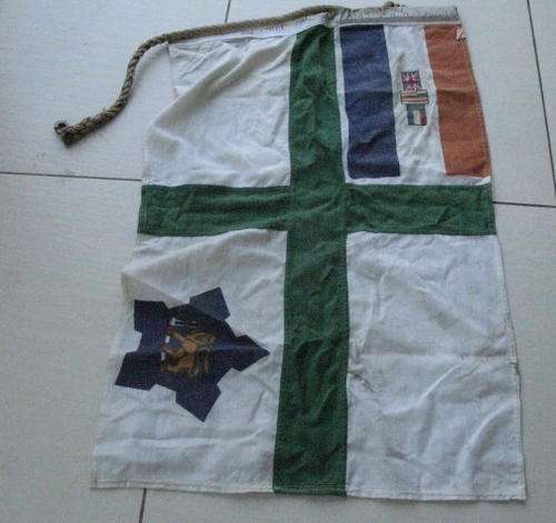 SA NAVY STORM FLAG - SIZE 90 X 60 DATED 1989 - USED BUT GOOD CONDITION WITH NO DAMAGE