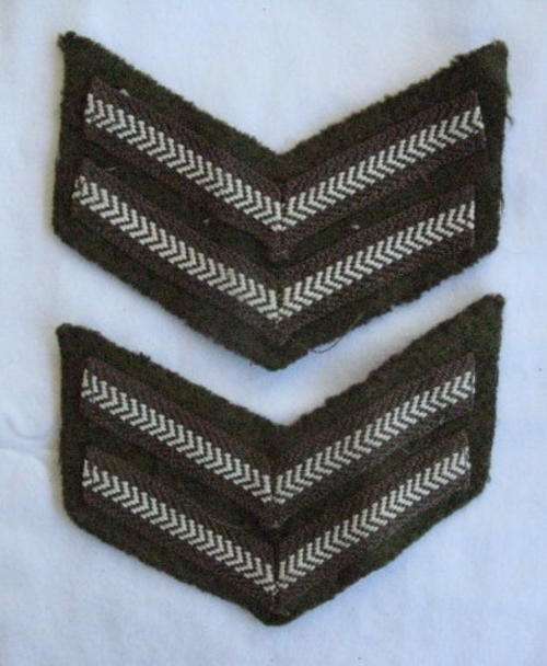 SA ARMY CORPORALS RANKS 1970'S - EARLY 90'S