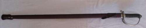 SADF PERIOD ARMY OFFICERS CEREMONIAL SWORD MADE BY W.K.C. SOLINGEN GERMANY - NUMBERED WITH OLD SA CO