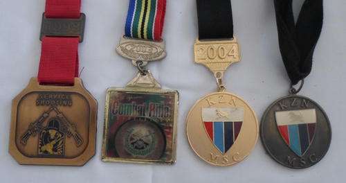 SELECTION OF 4 SHOOTING MEDALS SOLD TOGETHER