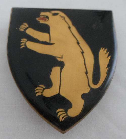 1 SA INFANTRY BATTALION SHOULDER FLASH - 3 PINS - ORIGINAL