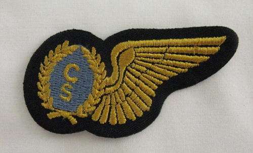 SAAF FLIGHT CHEF WING - GOLD EMBROIDERED