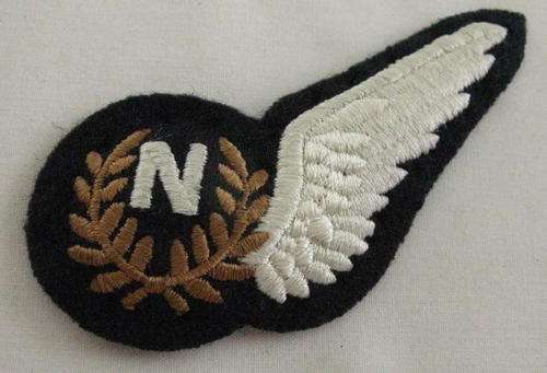 SAAF AIRCREW WING - NAVIGATOR WW2 - PADDED
