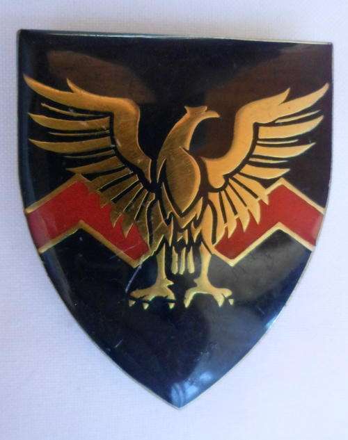 TRANSVAAL STAATS ARTILLERY SHOULDER FLASH-ORIGINAL-3 PINS