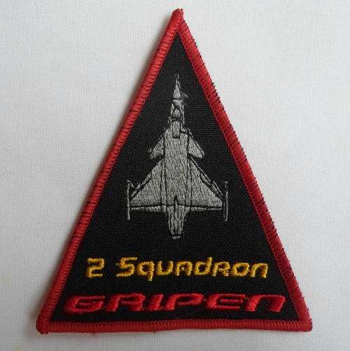 SAAF-2 SQUADRON-GRIPEN EMBROIDERED PATCH