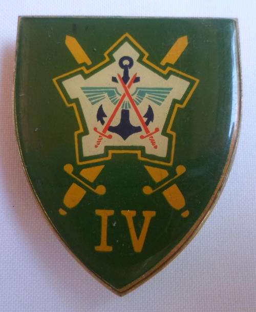 CHIEF OF STAFF LOGISTICS,YELLOW TYPE SHOULDER FLASH-ORIGINAL
