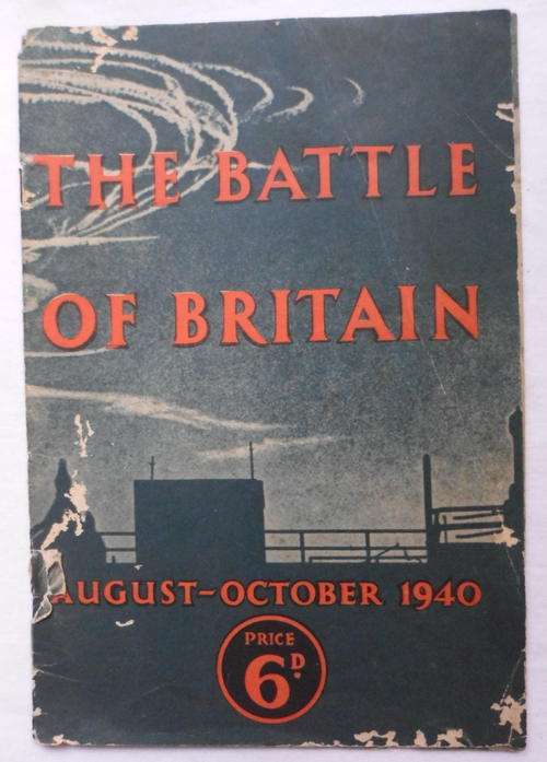 WW2 BOOKLET-BATTLE OF BRITAIN-37 PAGES-CONDITION COMPLETE