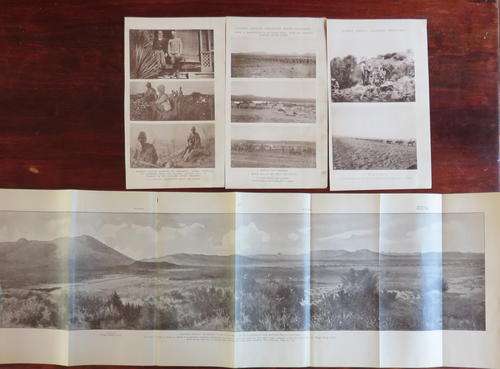 BOER WAR ORIGINAL MAP & PHOTOS PRINTED 1902,DEPICTING GENERAL FRENCH'S OPERATIONS ROUND COLESBERG