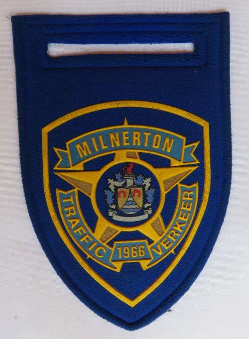 MILNERTON TRAFFIC - BLUE EMBOSSED FLASH