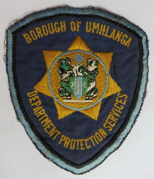 UMHLANGA TRAFFIC POLICE CLOTH PATCH