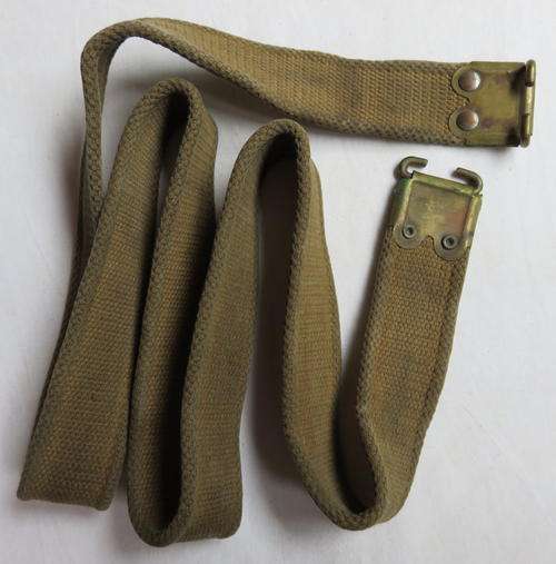 RHODESIAN FN RIFLE SLING WITH BRASS HOOKS