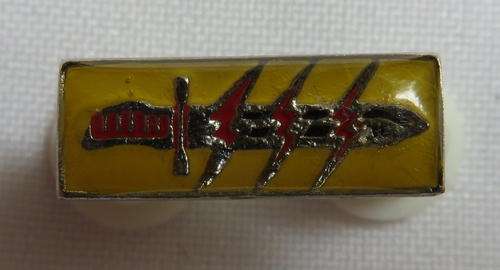 61 MECHANISED BATTALION GROUP MESS DRESS OPERATIONS PARTICIPATION BADGE-ORIGINAL-2 PINS-MEASURES 19M