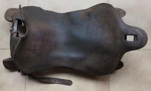 BOER WAR-BRITISH ARMY MILITARY SADDLE-VERY RARE ITEM
