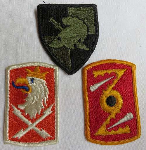 US CLOTH PATCHES-3 SOLD TOGETHER