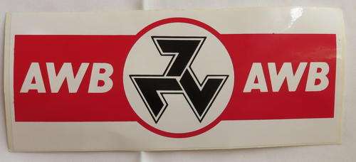AWB STICKER-MEASURES 21,5 X 9 CM