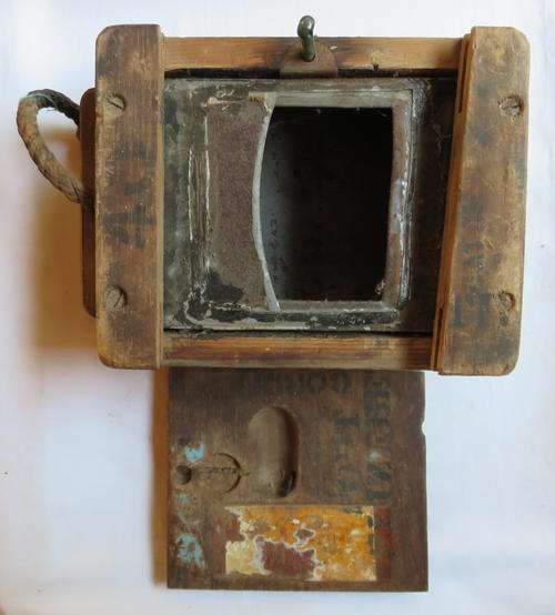 BOER WAR AMMO BOX DATED 1900 & PORT ELIZABETH ON IT-BOX WAS FOR OFFICERS WALTHER AMMO & MEASURES 20,