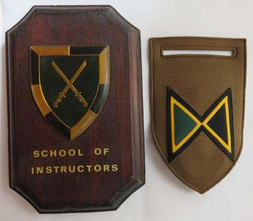 INFANTRY PLAQUE & FLASH