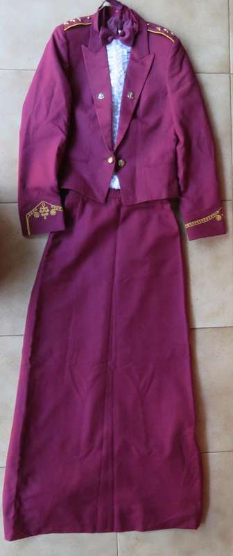 BORDER WAR PERIOD LADIES MEDICAL CORPS MESS DRESS UNIFORM-SIZE SMALL-GOOD CONDITION