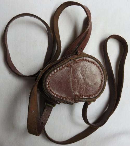 SADF LEATHER COMPASS HOLDER WITH STRAP