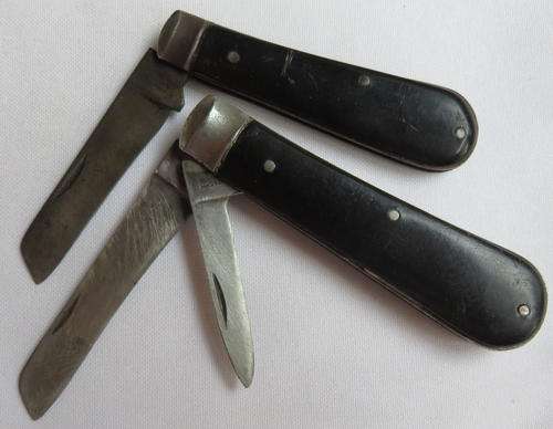 JOSEPH RODGERS POCKET KNIVES-TWO SOLD TOGETHER-LENGTH'S 132 & 154MM