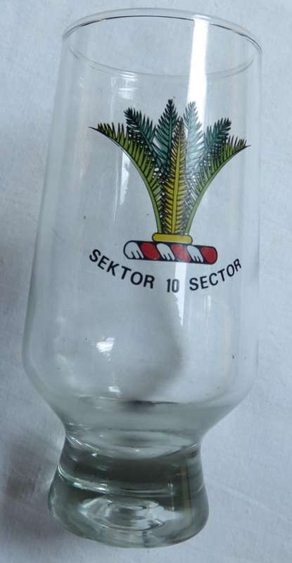 SWA SEKTOR 10 GLASS-HEIGHT 15CM- NO DAMAGE