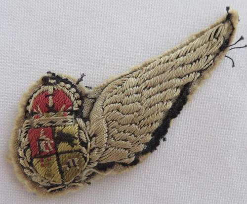 SAAF WW2 NAVIGATOR /OBSERVER WING -PADDED