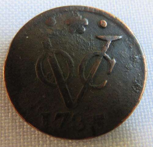 1735 VOC COIN-BRONZE-AUTHENTIC