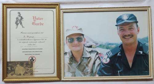 AWB CERTIFICATE & PHOTO-SOLD TOGETHER-FRAMED