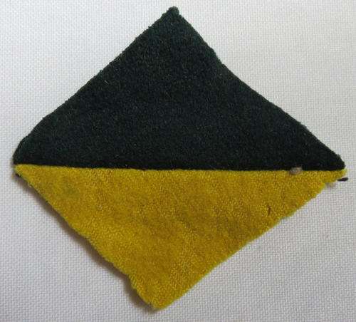 1ST SA INFANTRY DIVISION HELMET FLASH-1940-43