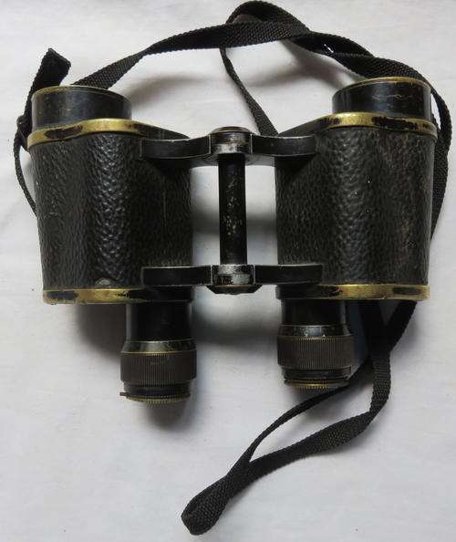WW2 BINOCULARS BY A. KERSHAW & SON LEEDS-DATED 1940-COMES WITH MILITARY MARKINGS-WORKING CONDITION