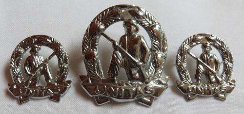 COMMANDOS CHROME CAP & COLLARS -WORN POST 1970'S-LUGS + PINS INTACT