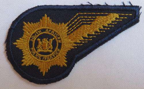 OLD TASK FORCE OBSERVER WING ON BLUE BACKING-EMBROIDERED
