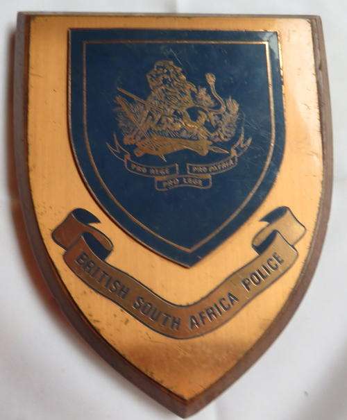 RHODESIA BSAP PLAQUE