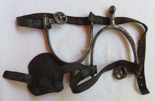 WW1 PERIOD SPUR-MAKER STAMPED J. BIRCH & DATED 1917