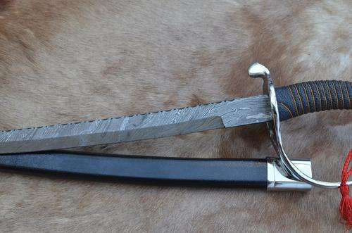 -Handmade--Damascus steel-Sword